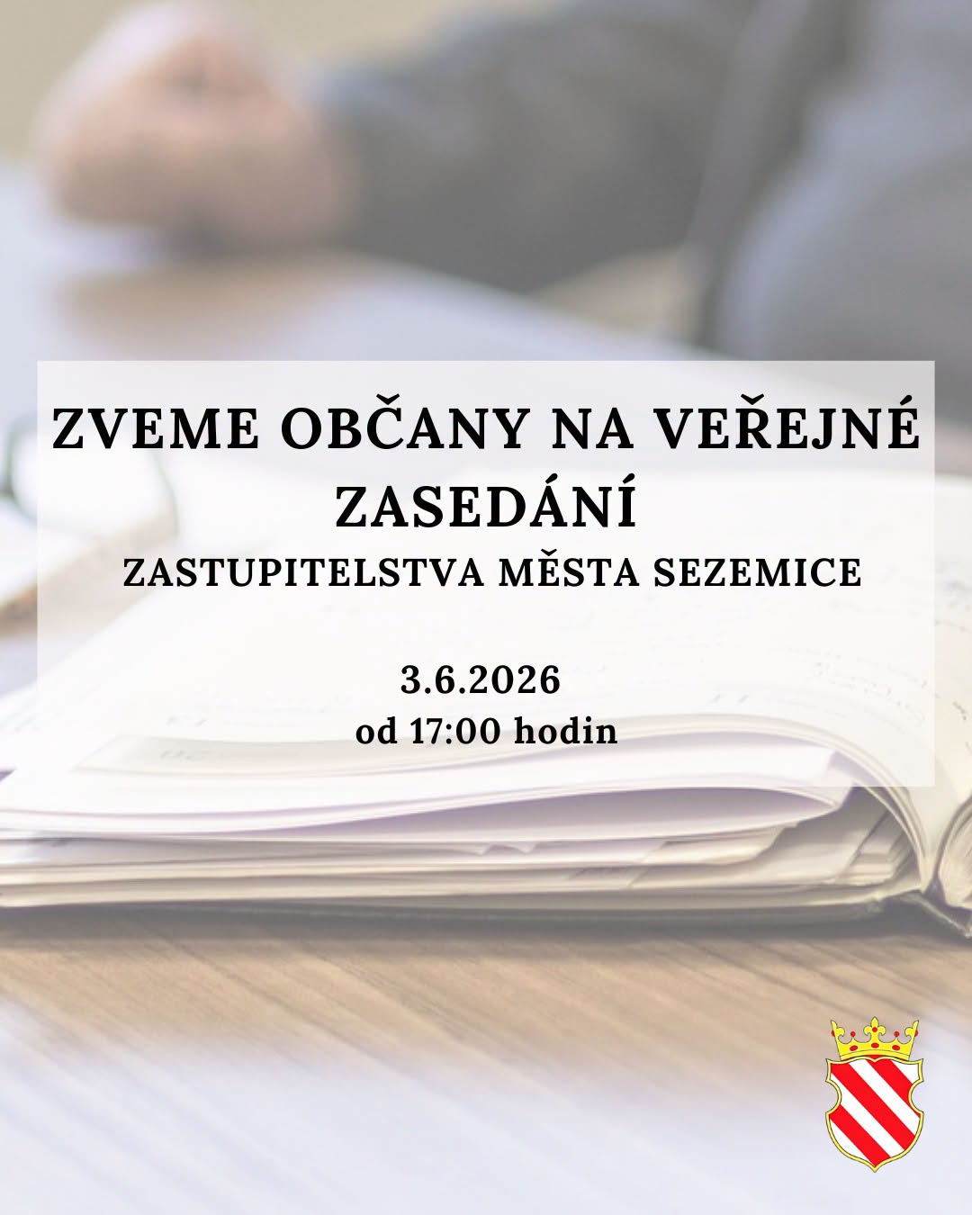 Pozvánka na zasedání ZM